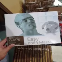电动头部按摩器 脑轻松头部脑部按摩理疗仪松头皮头部助眠仪 银灰色