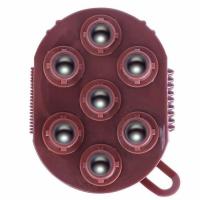 威阳磁珠按摩刷磁疗七龙珠滚珠按摩器通淋巴排毒磁疗刷经络刷瘦腿 1个威阳磁七珠送图