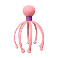 美典头部按摩器八爪鱼头皮按摩器抓头饶头神器灵魂提取抽器头皮松 八爪粉色