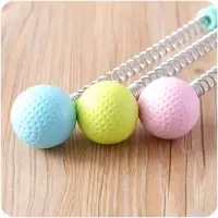 老人敲背福音弹簧按摩捶软硅胶高尔夫球敲打锤保健锤颈椎肩按摩锤 单个装 颜色随机