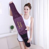 [48小时发货]电加热敷盐袋天然海盐粗盐热敷包艾灸理疗包暖宫暖胃护腰热敷袋盐 紫色护腰款+普通开关+2个药包