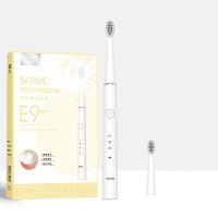 赛嘉电动牙刷充电式成人电动牙刷学生电动牙刷软毛电动牙刷情侣款 象牙白 2刷头+充电线