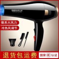 吹风机理发店大风力家用护强力大功率速干电吹风筒吹飞机静音 发廊强风蓝光专业版-送三