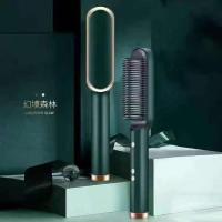 多功能负离子懒人直发梳卷发棒神器一梳即顺恒温护发不再干枯 森林绿 旗舰款五档调温+进口机芯+陶瓷面板