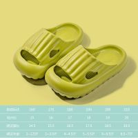 小鹿米利 儿童拖鞋夏男女童宝宝可爱防滑软底中小童浴室凉拖鞋 纯色[绿色] 偏小1cm 内长16.0cm 鞋底标注160