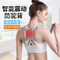 驼背矫正器开学用品学生驼背矫正器学生矫正驼背学生矫正驼背 均码[30-185斤都适用] PT-01[智能体姿矫正器]
