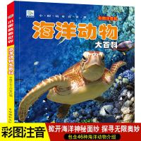 海洋动物大百科 海洋动物博物大百科全书百科全套幼儿绘本儿童注音海底生物世界