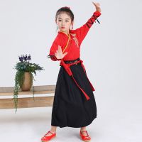 红色凤凰女款 100 汉服儿童古装国学服中国风中小学生书童三字经演出服男女童武侠风