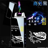 [单弧]商务黑 [特价塑料款]HOYN 充电防风电弧打火机男士高档充电款点烟器送给男朋友的礼物高科技