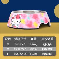 kt仙子 S-适合5斤以内 不锈钢双层防打翻狗碗猫碗狗狗泰迪宠物碗食盆防滑水碗宠物狗盆