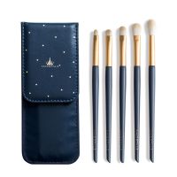 眼部化妆刷5支+收纳包 软毛化妆刷套刷眼影刷套装便携刷子眼部鼻影刷眼妆刷细节刷