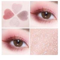 03真香草莓 眼影大眼睛活力四色眼影盘哑珠光防水闪粉懒人彩妆平价国货