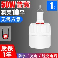50W普亮款续航1小时15平 led超亮户外节能省电白光照明停电应急夜市摆地摊神器usb充电灯泡