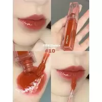 #10无花果裸色 清透无花果色韩国Amuse露水唇釉成膜镜面水光保湿唇彩06蜜