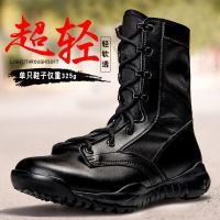 CQB帆布款 38 夏季网眼CQB超轻作战靴特种兵男户外透气战术靴作训靴男靴保安鞋