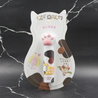 萌爪三花猫草木护唇 ins少女心猫爪萌爪唇膏滋润补水保湿淡化唇纹无色护唇膏唇部护理