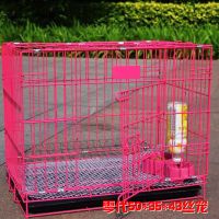 零代50*35*43丝笼 河南 狗笼子中型犬大型犬萨摩耶拉布拉多狗笼室内宠物带厕所通用狗笼子