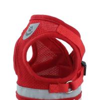 透气小孔红色(无绳子) XS码(建议2-5斤) 猫牵引绳猫绳防挣脱背心式溜猫绳子可爱猫咪外出专用遛猫绳防逃脱