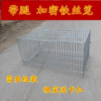(带腿)单门60X35X29裸笼 带腿加密加粗镀锌铁丝笼鸡笼鸽子笼兔笼鸟笼养殖笼小鸡笼鹌鹑笼