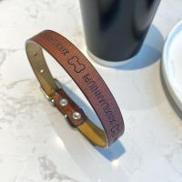 棕色(含打孔器) XS(3.5-6KG)[幼犬/猫咪] 宠物猫咪狗狗项圈狗圈脖圈脖套猫铃铛项链围脖小型犬幼犬泰迪英短