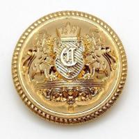 B款金色[6粒]+送针线 1.5 CM 金属复古英伦圆形扣子男女金色大衣毛呢风衣外套纽扣西装百搭钮扣