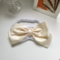 白色蝴蝶结眼罩如图 ins大蝴蝶结眼罩舒适透气亲肤遮阳拍照神器发带