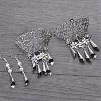 一对不带发簪送耳坠眉心贴 束发带古装cos古风头饰发饰表演写真汉服饰束发簪古典流苏对发夹.