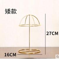 小号 橱窗展示金属帽架服装店帽子架子耳饰展示架帽托头饰陈列架柜台