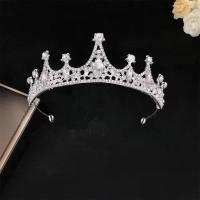 小马眼皇冠 皇冠 皇冠头饰儿童 主持表演走秀水钻女童王冠 小孩生日公主礼物发饰