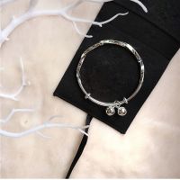 日光波纹手镯[不刻字] 个人装一个[简单包装] 手链女学生韩版简约闺蜜二人情侣铃铛手镯一对刻字生日礼物女手环