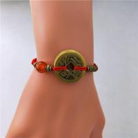 五帝钱(红色) 手链 2022虎年五帝铜钱本命年化太岁防小人随身情侣手脚链