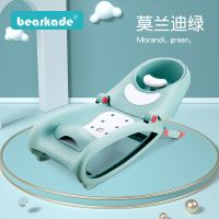 绿 宝宝洗头椅小孩洗头发躺椅架女儿童洗发床神器凳子可折叠家用大号