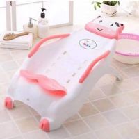 小号粉色奶牛(1-3岁) 儿童洗头躺椅宝宝洗头椅子小孩洗头床洗发架可折叠加大号洗头神器