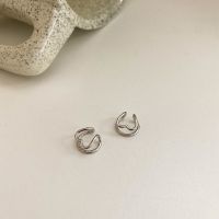 A0415-爱心耳骨夹-一对装 高级感长款流苏耳骨夹女无耳洞耳饰超仙在逃公主耳夹女设计感耳环