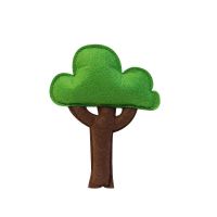 绿色小树布艺 陶瓷碗 Meoof小熊猫碗狗碗倾斜宠物狗狗食盆双碗可爱小树碗小花碗