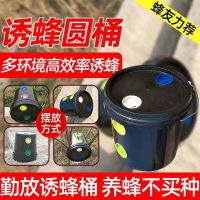 小诱蜂桶[配诱蜂技术] 1个单桶 诱蜂桶诱蜂水黑色塑料桶招蜂水养蜂野外捕蜂器收蜂笼诱蜂蜡招蜂桶