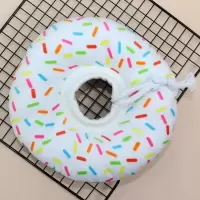 甜甜圈 XS-可调节建议2斤内 伊丽莎白圈软布宠物猫咪伊利沙白防舔头套耻辱项圈猫脖圈绝育用品