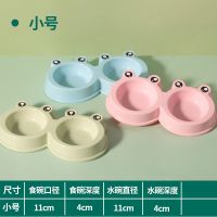 翡翠绿_随便发个坏的 2137小号低配双碗[无赠品] 猫碗狗碗双碗宠物自动饮水猫盆狗盆防打翻狗狗碗食盆饭盆猫咪用品