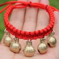 红色 S 14MM铃铛 狗狗小铃铛猫咪项圈泰迪颈圈比熊可爱项链宠物狗饰品小型犬铜铃铛