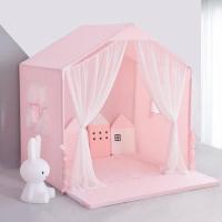 房窝1(粉)无赠品 小号M(适合5公斤以内宠物) 猫床狗屋宠物帐篷宠物狗窝房子型四季通用猫产房公主床可拆洗用品