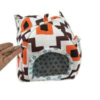 白花色 荷兰猪窝龙猫窝兔子过冬天保暖魔王松鼠窝非迷刺猬棉窝蜜袋仓鼠窝