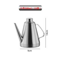 304绅士油壶18安 304不锈钢日式油壶厨房家用储油罐防漏防摔大容量调料调味酱油瓶