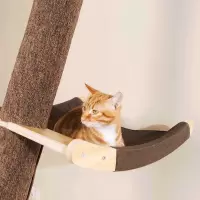 [新]吊床[请咨询客服] 猫爬架实木通天柱猫树太空舱吊床猫抓柱顶天立地猫窝猫跳台猫家具