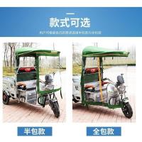 邮政绿--半封闭--不带架子 双柱加厚车头棚70cm 电动三轮车车棚篷车头棚布驾驶室前挡风罩车头雨棚遮阳篷车头前棚