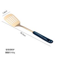 煎铲- 祖母绿[金] 加厚陶瓷柄不锈钢厨房烹饪套装炒菜铲子家用锅铲饭勺漏勺汤勺煎铲