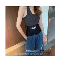 黑色 S 建议80-105斤 中脉优品束腰带收腹减肥小肚子束腰产后产妇修复燃脂3D腰夹塑腰带