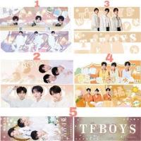 TFBOYS一款手幅图自选 双面铜版纸手幅45*15cm TFBOYS王源王俊凯易烊千玺周边海报手幅横幅透扇扇子同款礼包