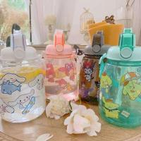 大肚杯1300ML[不保温单饮]单 三丽鸥玉桂狗保温杯ins小众名创优品库洛米大肚子大容量杯子学生