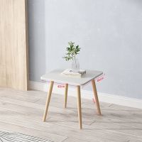 白色长40CM宽40CM高42精品 书桌学生学习桌写字桌卧室简易台式办公电脑桌椅套家用实木小桌子