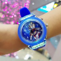 小发光迪迦奥特曼蓝色[送备用电子] 不需要礼盒 儿童发光手表奥特曼迪迦赛罗幼儿园闪灯玩具礼物男孩卡通电子腕表